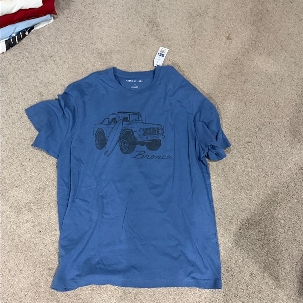 American Eagle Outfitters Blue T-Shirt